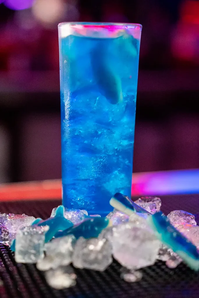 Siete de Copas Mixología Blue Lagoon